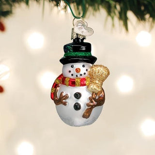 Red Scarf Miniature Mr. Snowy