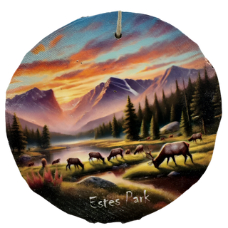 Elk Sunrise in the Rockies