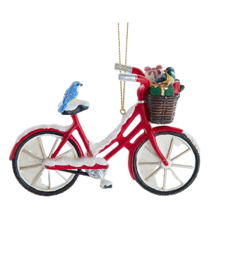 Birds With Bicycle Ornament