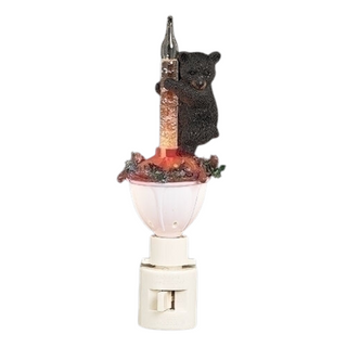 BLACK BEAR BUBBLE NIGHT LIGHT