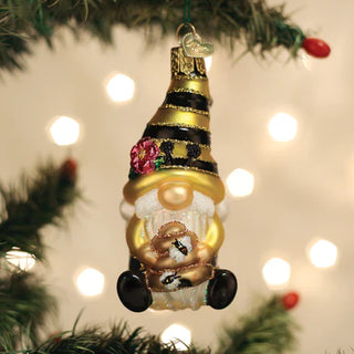 Bee Happy Gnome Ornament