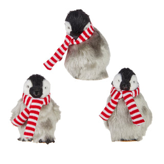 Penguin with Scarf Orn