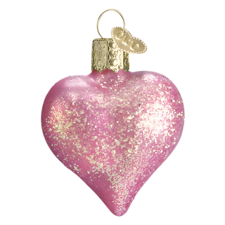 Pink Glittered Heart