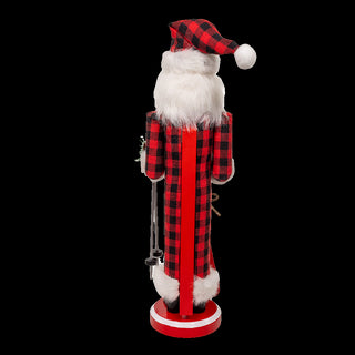 15" Santa Ski Nutcracker