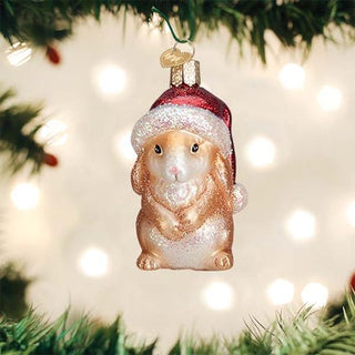 Standing Christmas Bunny Ornament