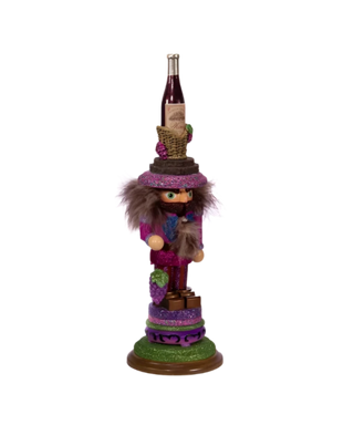 17.5" Hollywood Nutcrackers™ Wine King Nutcracker