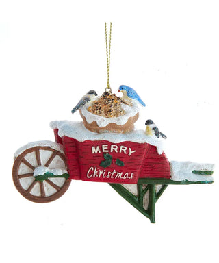 Bird With Wheelbarrow Orn