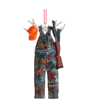 Camo Overalls Orn