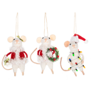 Holiday Mice Ornaments