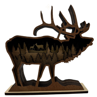 3D Lasercut Animal Scene 5A