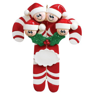 Candy Canes Family of 4
