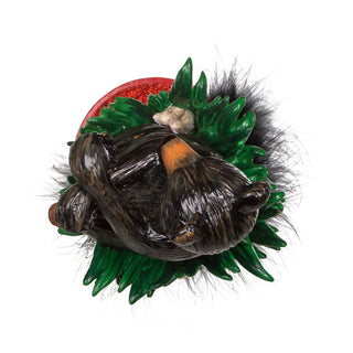 Black Bear Hat Nutcracker