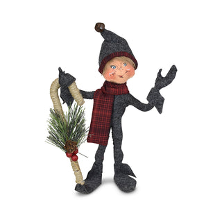 9" Plaid & Pine Elf