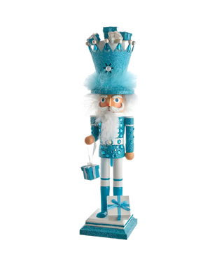 Hollywood Blue Gift Box Soldier Nutcracker