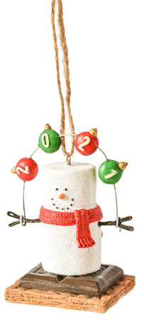 Smore with Scarf Ornament