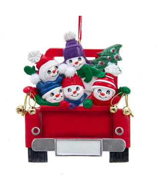 5 Snowmen in Truck