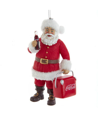 Coca-Cola® Fabriché™ Santa Holding Cooler Orn
