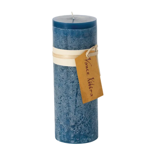 BLUE TIMBER 9" PILLAR CANDLE